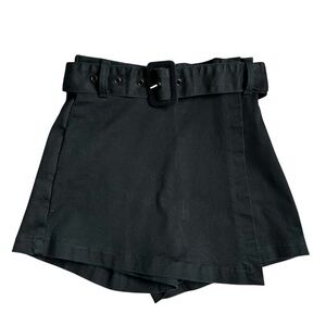 Altar’d State little black belted shorts with side zipper size medium juniors